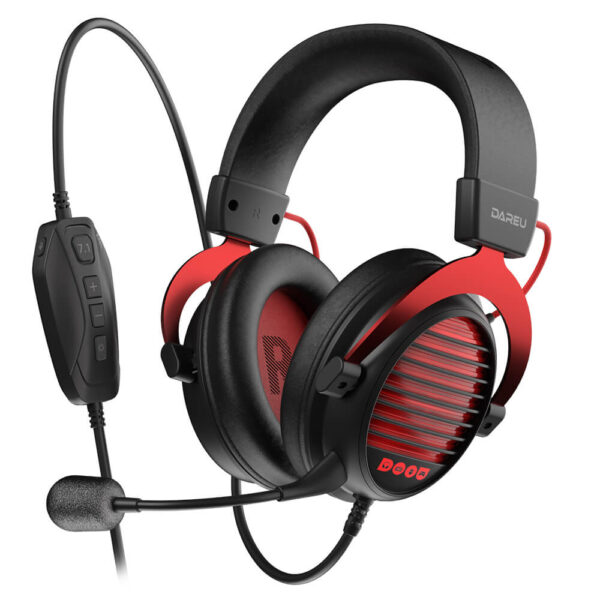 DareU EH925 MAX Black Red – 7.1 Gaming Headset