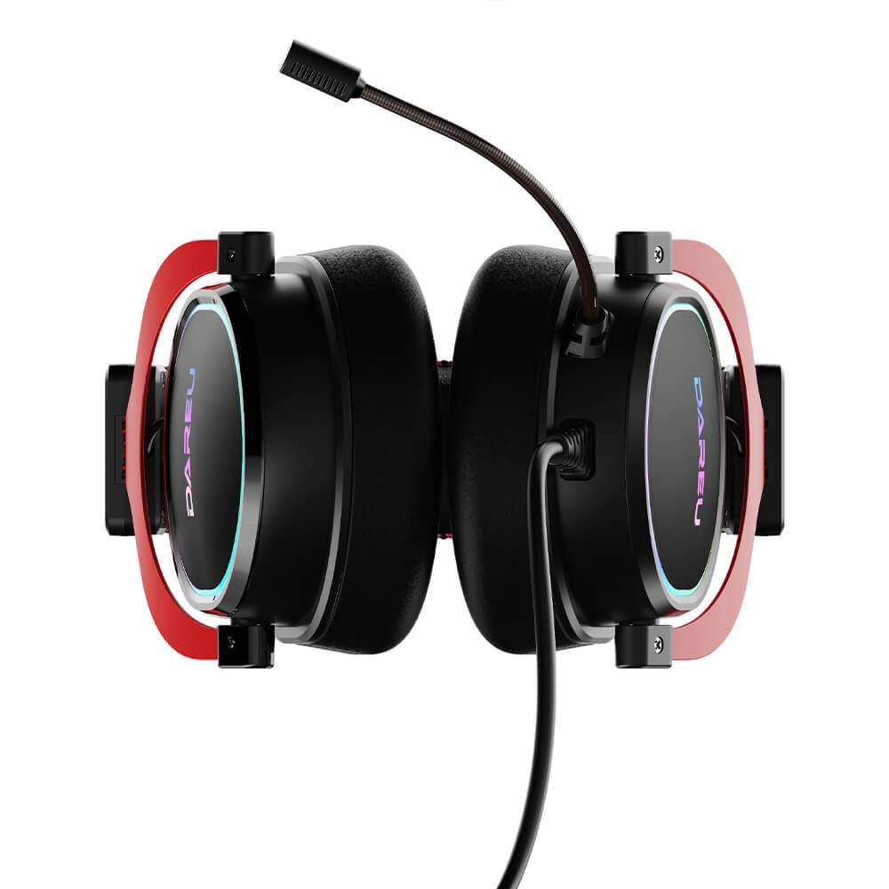 DAREU EH925L Black Red H5 DareU EH925L Black Red - 7.1 Gaming Headset - Ảnh 5
