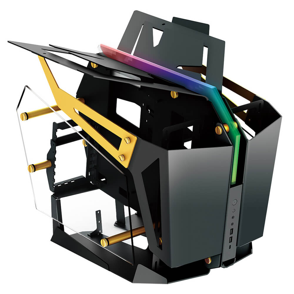 FSP CMT710 Gold H1 FSP T-WINGS CMT710 Gold - Open Frame Case