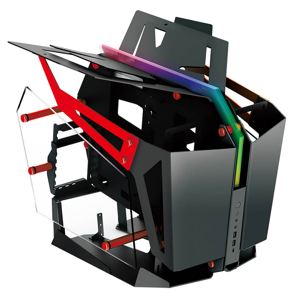 FSP CMT710 Red H1 FSP T-WINGS CMT710 Red - Open Frame Case