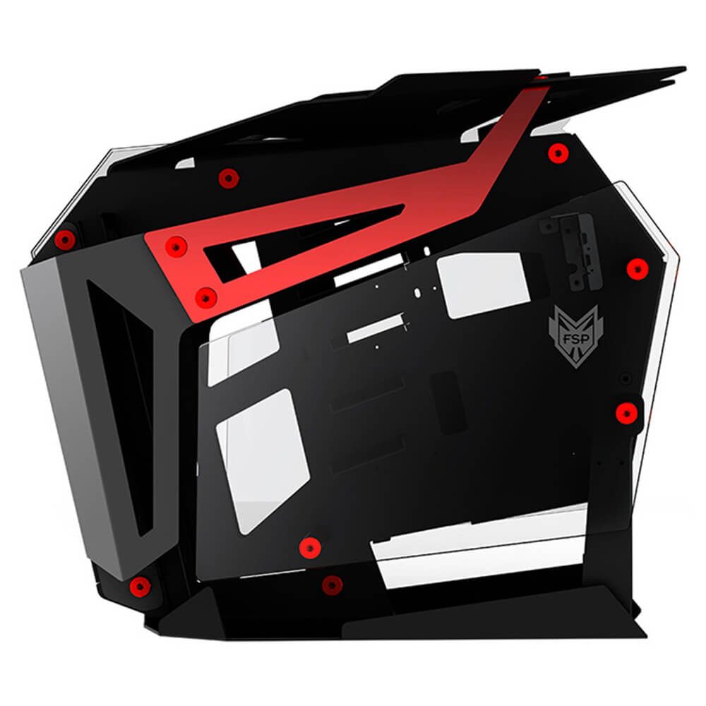 FSP CMT710 Red H4 FSP T-WINGS CMT710 Red - Open Frame Case - Ảnh 4