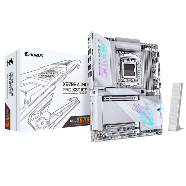Gigabyte X870E AORUS PRO X3D ICE – Socket AM5