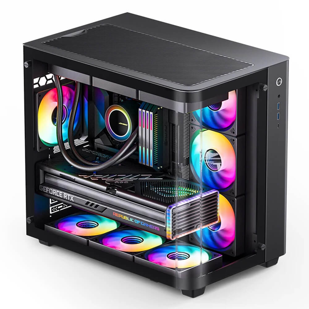 Jonsbo TK 3 Black H2 Jonsbo TK-3 Black - Mid-Tower Case - Ảnh 2