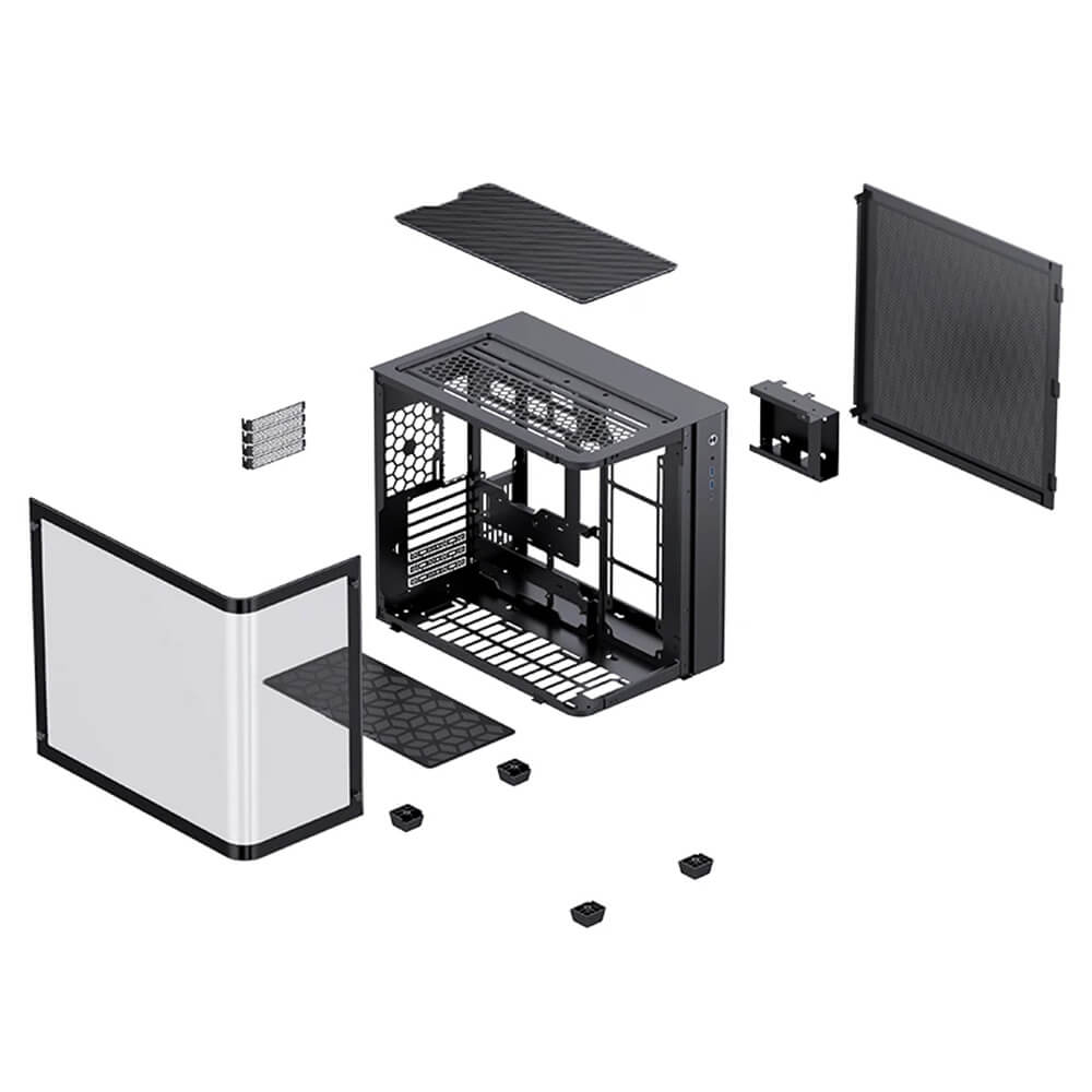 Jonsbo TK 3 Black H8 Jonsbo TK-3 Black - Mid-Tower Case - Ảnh 8