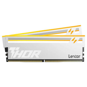Lexar THOR RGB 2nd Gen DDR5 White - 32GB (2x16GB) DDR5 - Bus 6000MHz Cas 38 - LD5U16G60C38SV-RGD