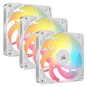 Corsair RS120-R ARGB - 120mm PWM Reverse Fans - Triple Pack - White