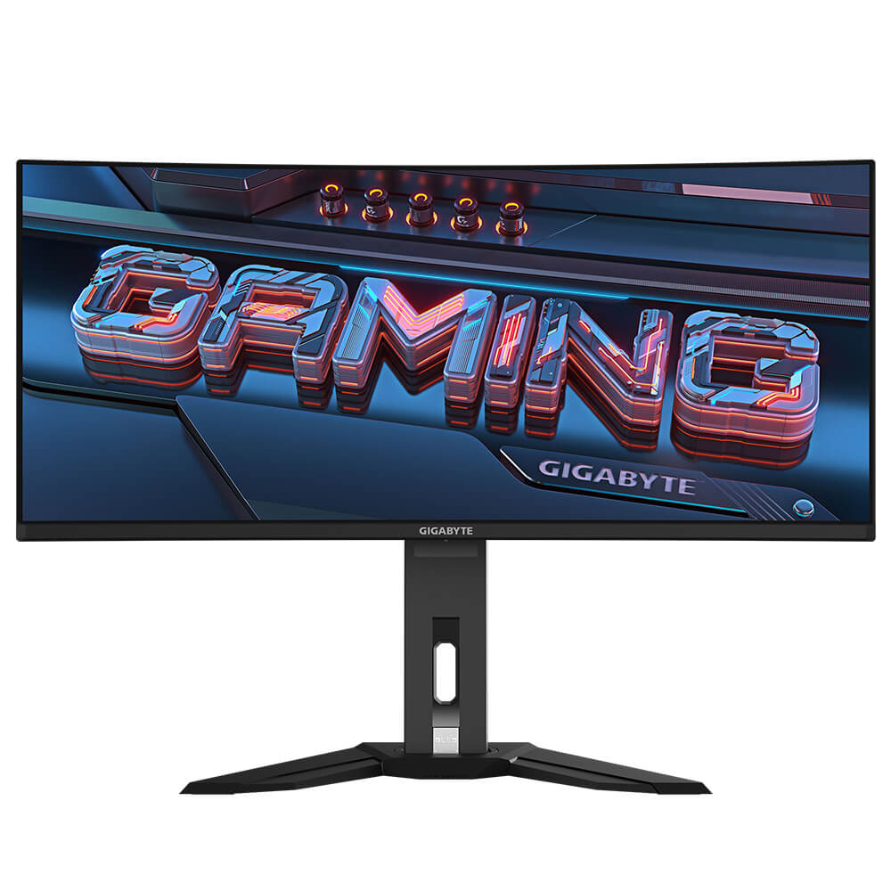 Gigabyte MO34WQC Gaming Monitor H1 Gigabyte MO34WQC Gaming Monitor - 34 inch WQHD OLED / 175Hz / 1ms / USB Type-C / Curved