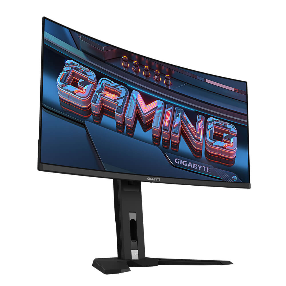 Gigabyte MO34WQC Gaming Monitor H2 Gigabyte MO34WQC Gaming Monitor - 34 inch WQHD OLED / 175Hz / 1ms / USB Type-C / Curved - Ảnh 2