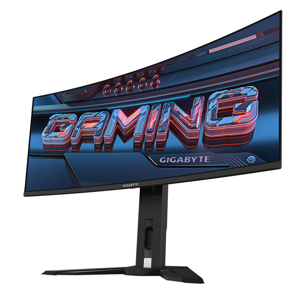 Gigabyte MO34WQC Gaming Monitor H3 Gigabyte MO34WQC Gaming Monitor - 34 inch WQHD OLED / 175Hz / 1ms / USB Type-C / Curved - Ảnh 3