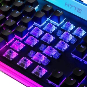HYTE Keeb TKL - HYTE Fluffy Lavender Linear Switches - Wireless Keyboard