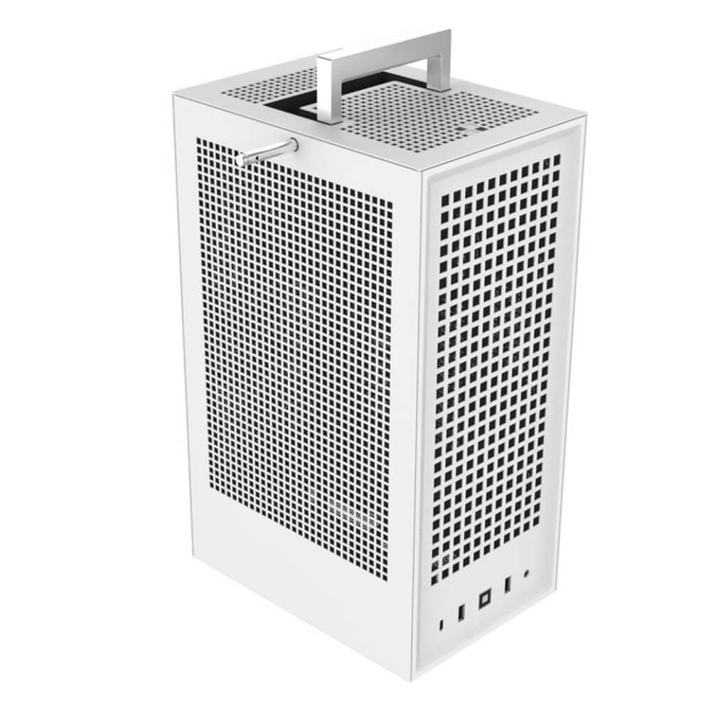 HYTE Revolt 3 White H2 HYTE Revolt 3 White - Premium ITX Small Form Factor Case - Ảnh 2