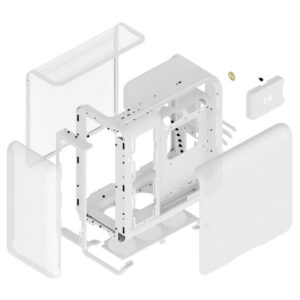 HYTE X50 Air Snow White - Modern Performance Case