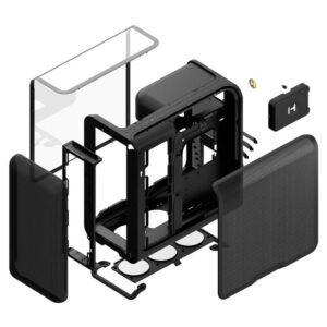 HYTE X50 Pitch Black - Modern Performance Case