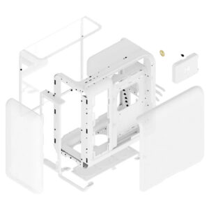 HYTE X50 Snow White - Modern Performance Case