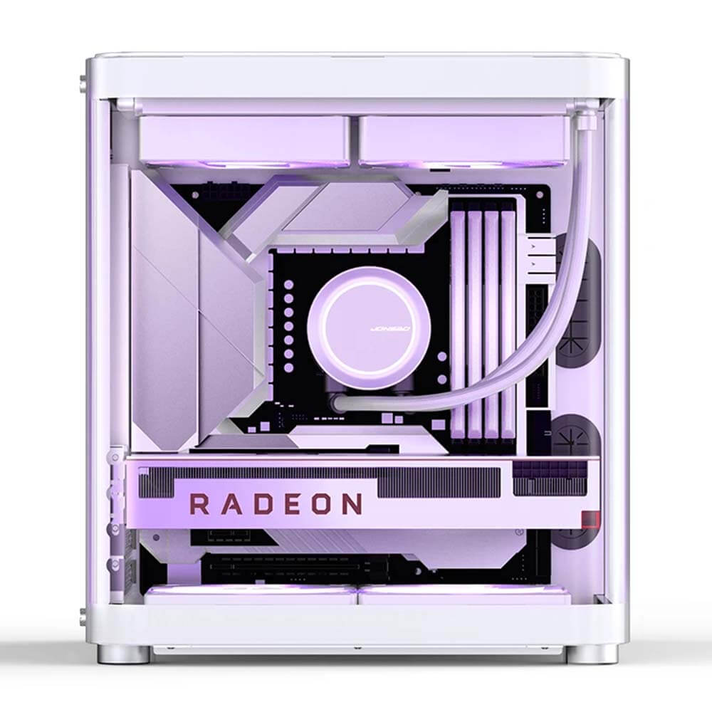 Jonsbo TK 1 White H3 Jonsbo TK-1 White - Micro-ATX Case - Ảnh 3