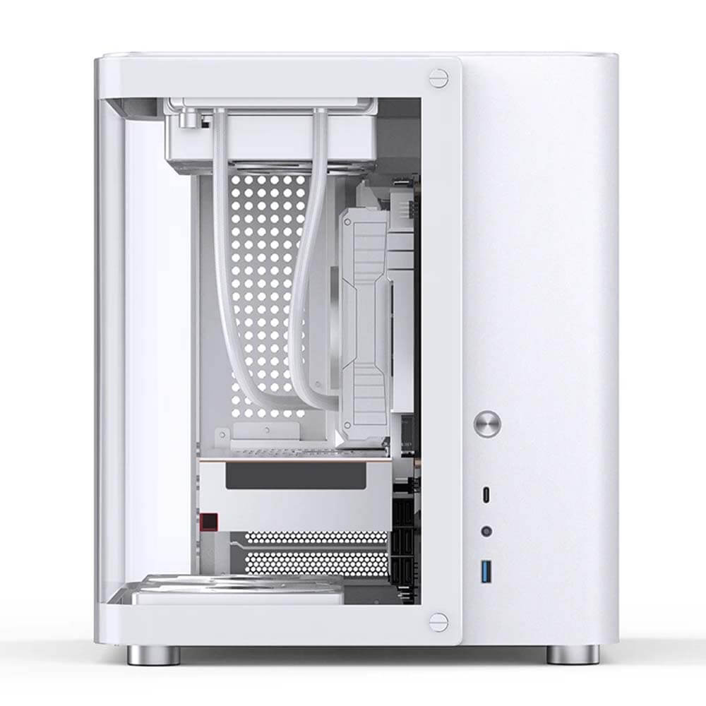Jonsbo TK 1 White H4 Jonsbo TK-1 White - Micro-ATX Case - Ảnh 4