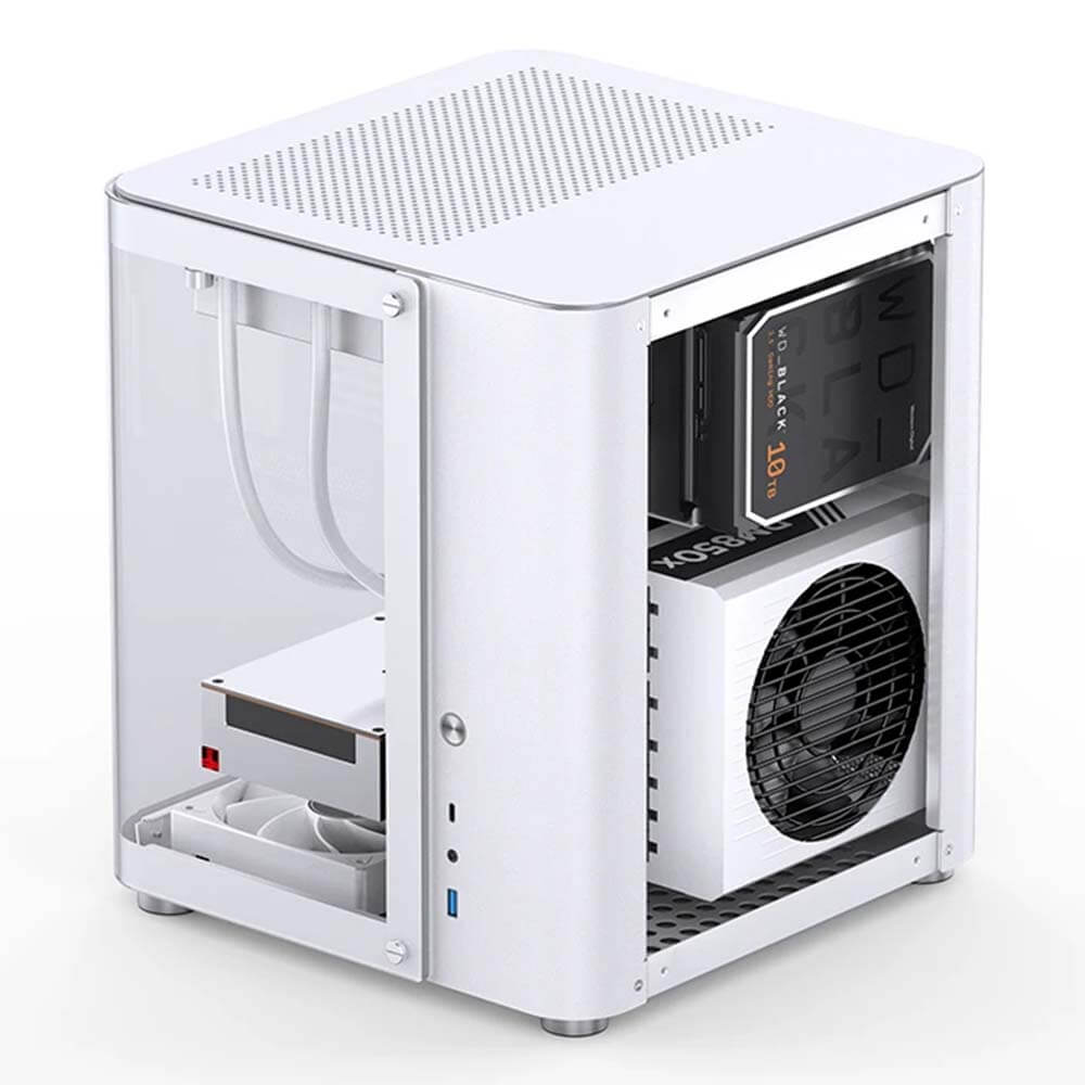 Jonsbo TK 1 White H5 Jonsbo TK-1 White - Micro-ATX Case - Ảnh 5