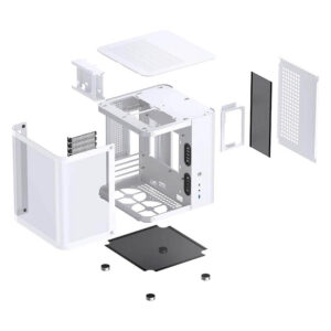 Jonsbo TK 1 White H9 Jonsbo TK-1 White - Micro-ATX Case