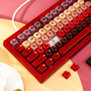 Veekos K75 Wine Red - Gaming Mechanical Keyboard