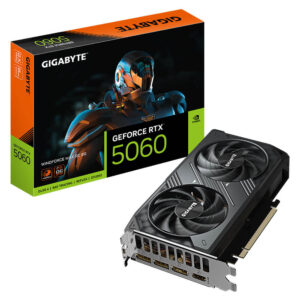 Gigabyte GeForce RTX™ 5060 WINDFORCE MAX OC 8G - 8GB GDDR7
