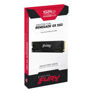 Kingston FURY Renegade G5 1TB PCIe 5.0x4 NVMe M.2 SSD Box Kingston FURY Renegade G5 1TB - PCIe 5.0x4 NVMe M.2 SSD