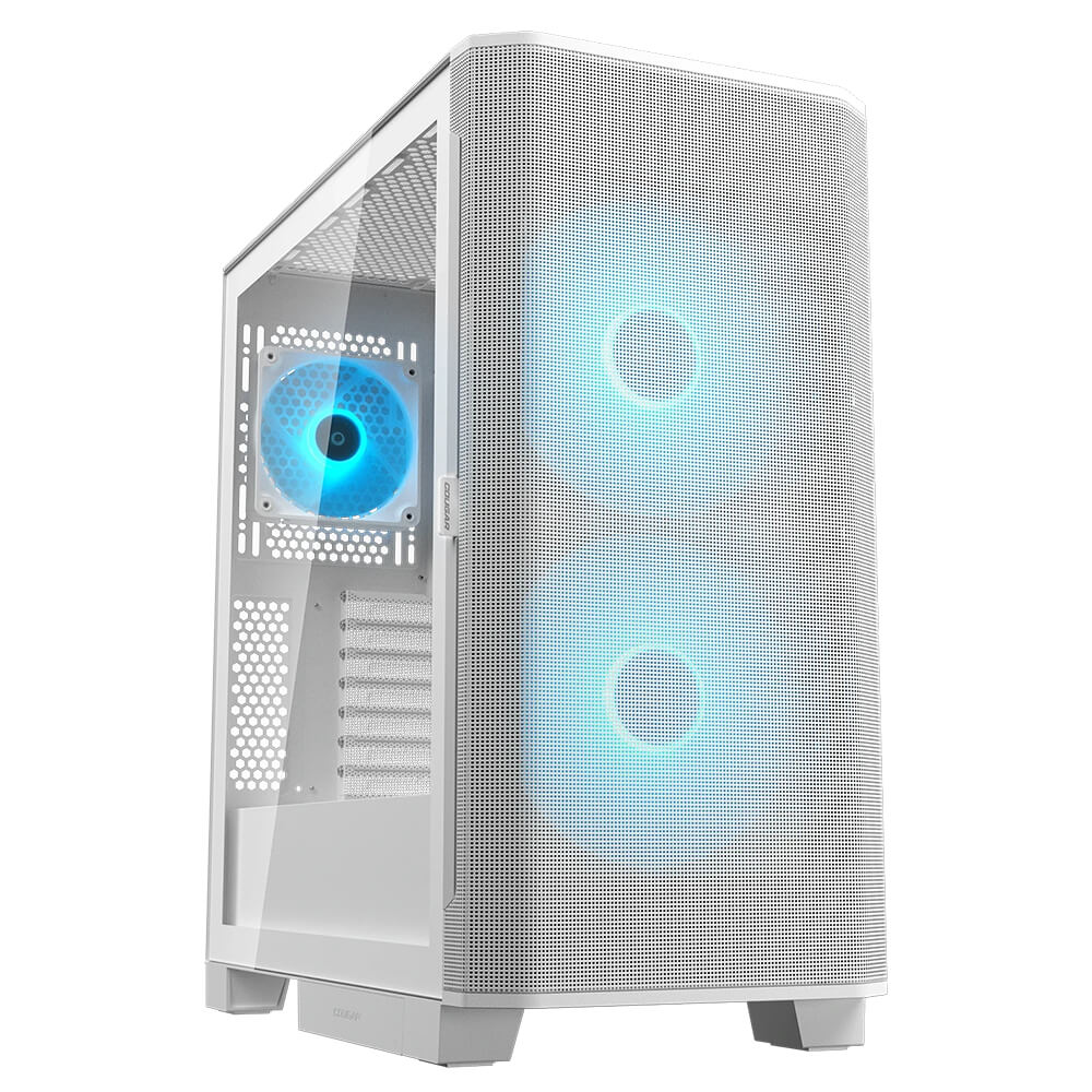 Cougar AIRFACE FLO RGB White H1 Cougar Airface Flo RGB White - Mid-Tower Case
