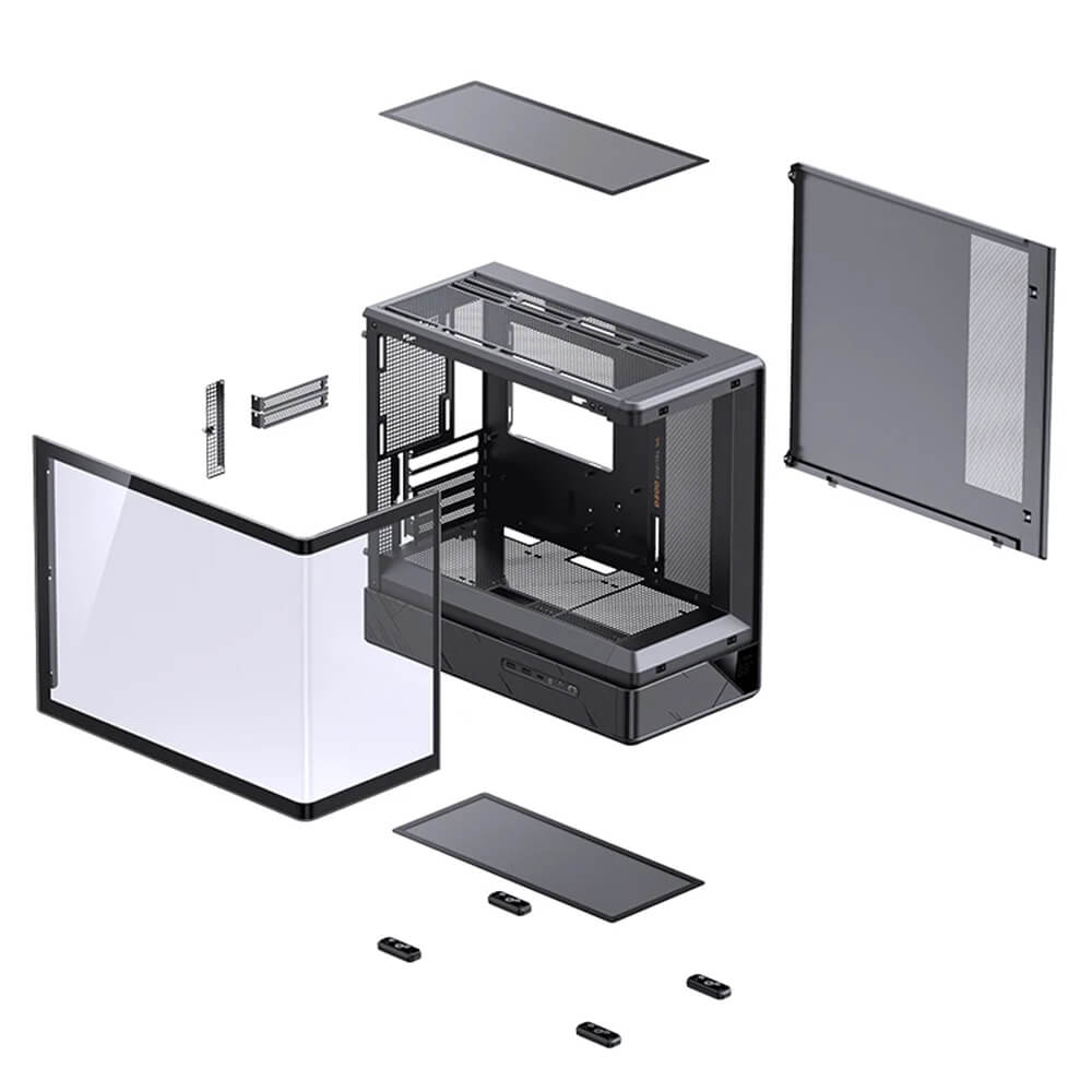 JONSBO D200 Black H7 Jonsbo D200 Black - Micro-ATX Case - Ảnh 7