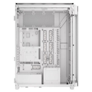 Corsair iCUE LINK 9000D AIRFLOW TG Super-Tower White - Full-Tower SSI-EEB Case