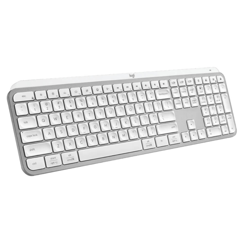 Logitech MX KEYS S Pale Gray Logitech MX Keys S - Full Size - Wireless Keyboard - Ảnh 3