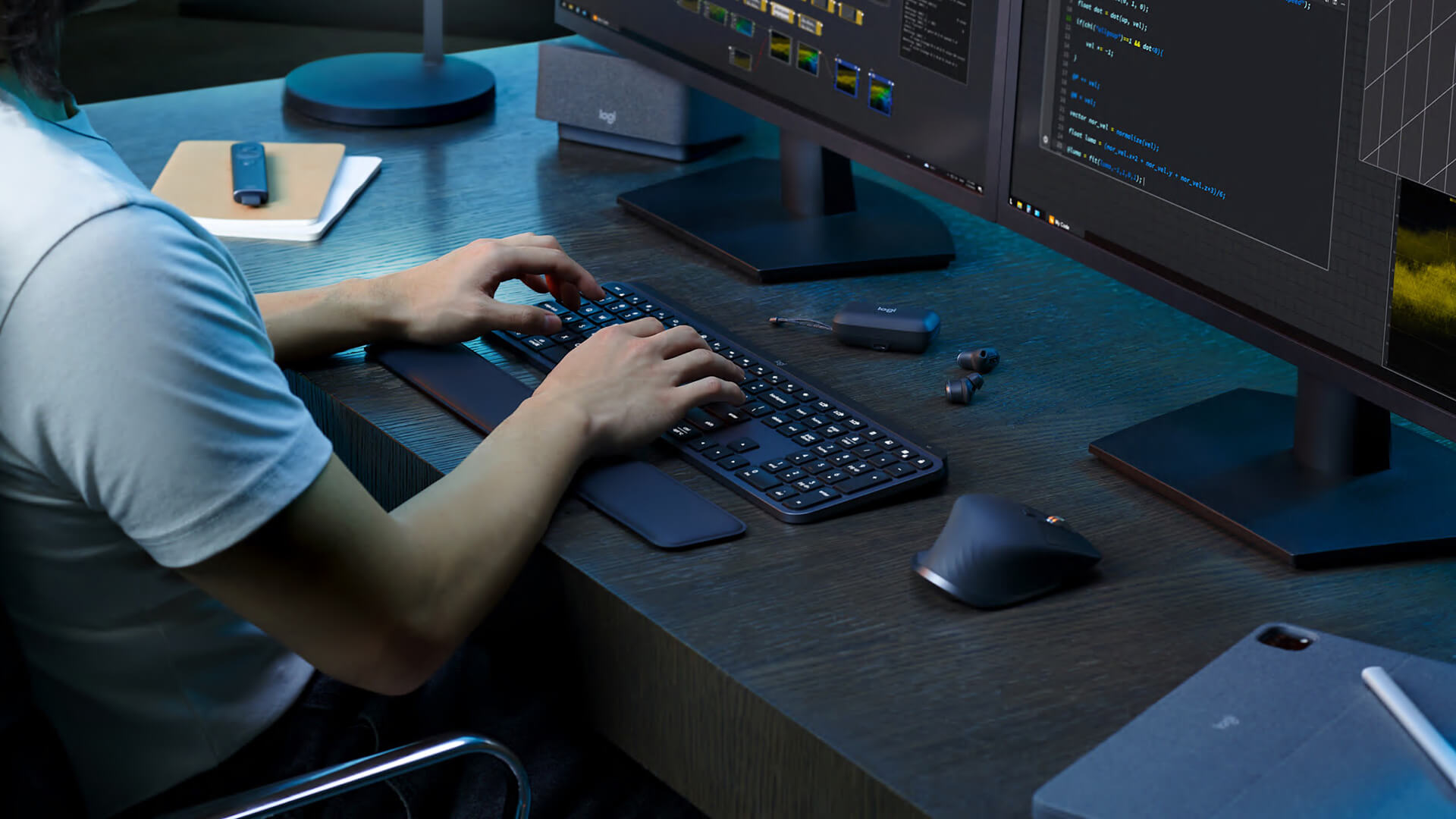 Logitech MX Keys S - Full Size - Wireless Keyboard - Graphite