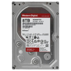 Western Digital Red Pro 8TB - 24/7 256MB cache Sata 3 - NAS Hard Disk Drive