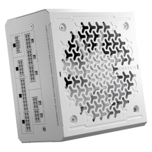 Corsair RM1000e White - ATX 3.1 & PCIe 5.1 - 1000W 80 Plus Gold - Fully Modular Low-Noise ATX Power Supply