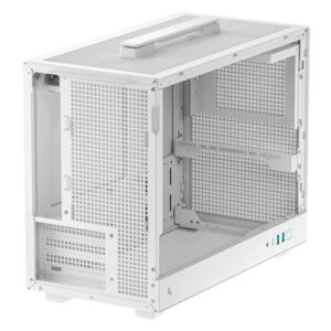 Deepcool CH160 PLUS WH - High-airflow Micro-ATX Case