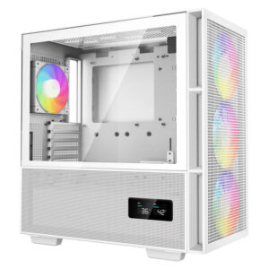 Deepcool CH560 DIGITAL WH High airflow E ATX Case H2 Deepcool CH560 DIGITAL WH - High-airflow E-ATX Case
