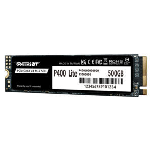 Patriot P400 Lite 500GB M.2 2280 PCIe Gen4x4 NVMe SSD H3 Patriot P400 Lite 500GB - M.2 2280 PCIe Gen4x4 NVMe SSD
