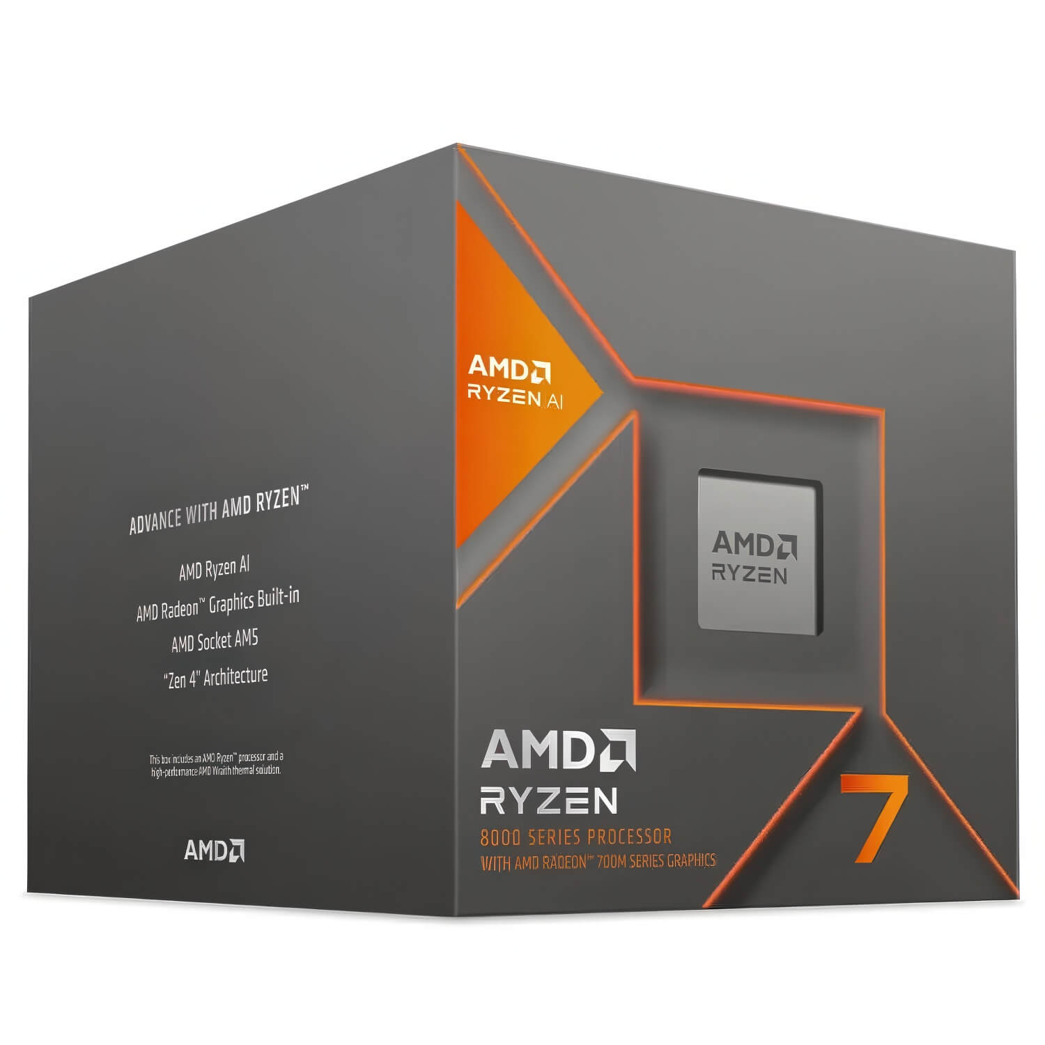 AMD Ryzen™ 7 PRO 8700G MPK 8C16T Upto 5.1Ghz Kem Wraith Spire Cooler H1 AMD Ryzen™ 7 PRO 8700G MPK - 8C/16T Upto 5.1Ghz (Kèm Wraith Spire Cooler)