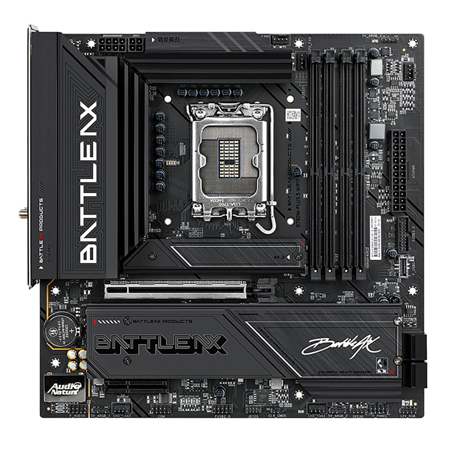 Colorful BATTLE AX B760M PLUS S WIFI7 V20 Socket 1700 H1 Colorful BATTLE-AX B760M-PLUS S WIFI7 V20 - Socket 1700