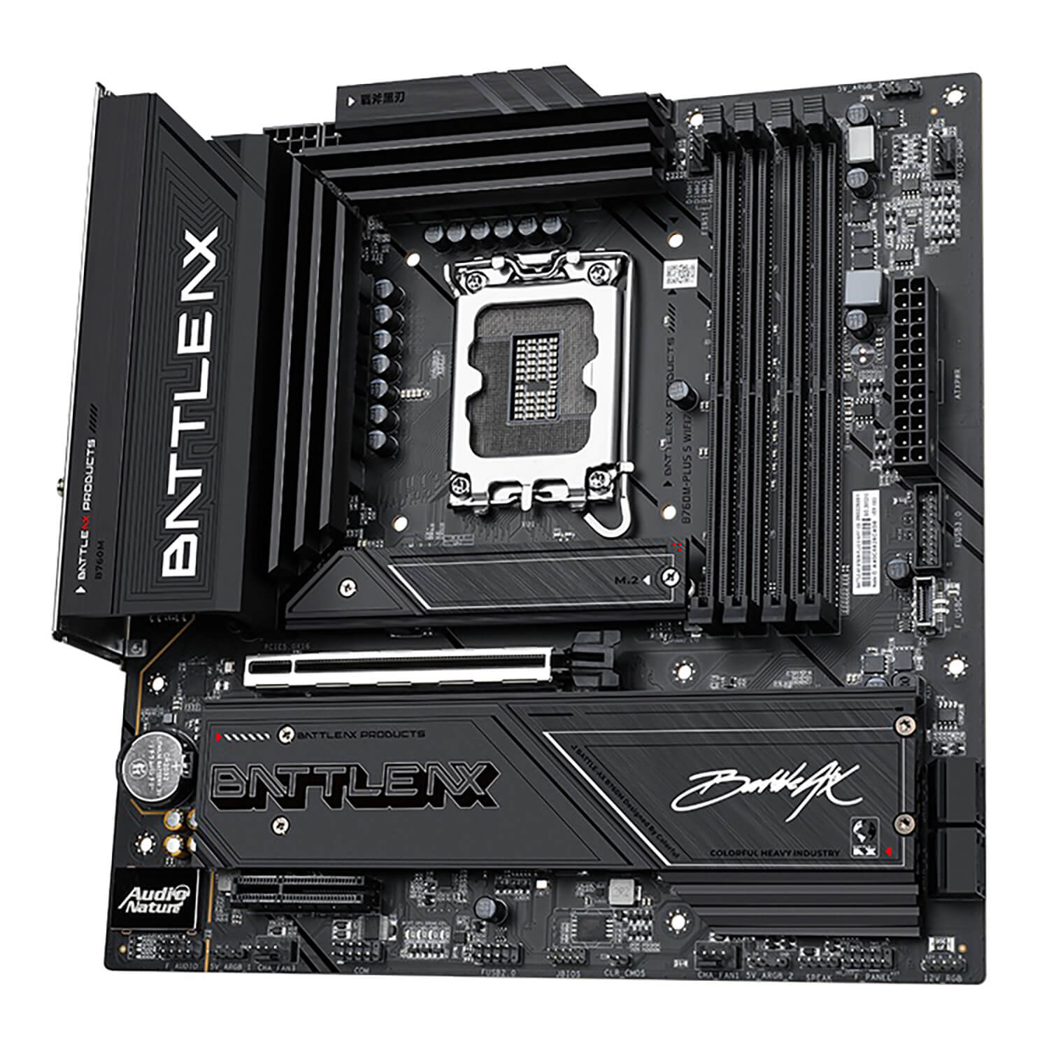 Colorful BATTLE AX B760M PLUS S WIFI7 V20 Socket 1700 H2 Colorful BATTLE-AX B760M-PLUS S WIFI7 V20 - Socket 1700 - Ảnh 2