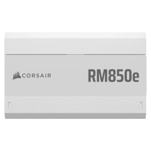 Corsair RM850e White - ATX 3.1 & PCIe 5.1 - 850W Cybenetics Gold - Fully Modular Low-Noise ATX Power Supply