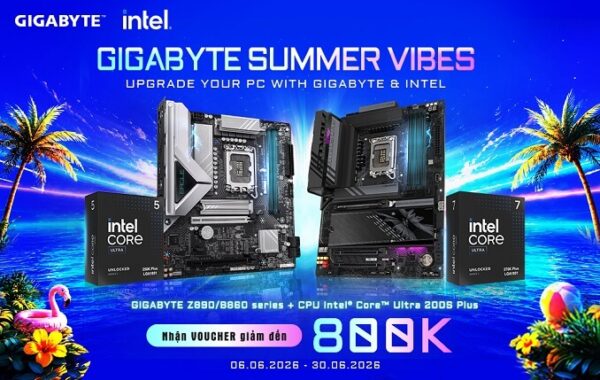 Gigabyte summer vibes Intel mobile Tân Doanh