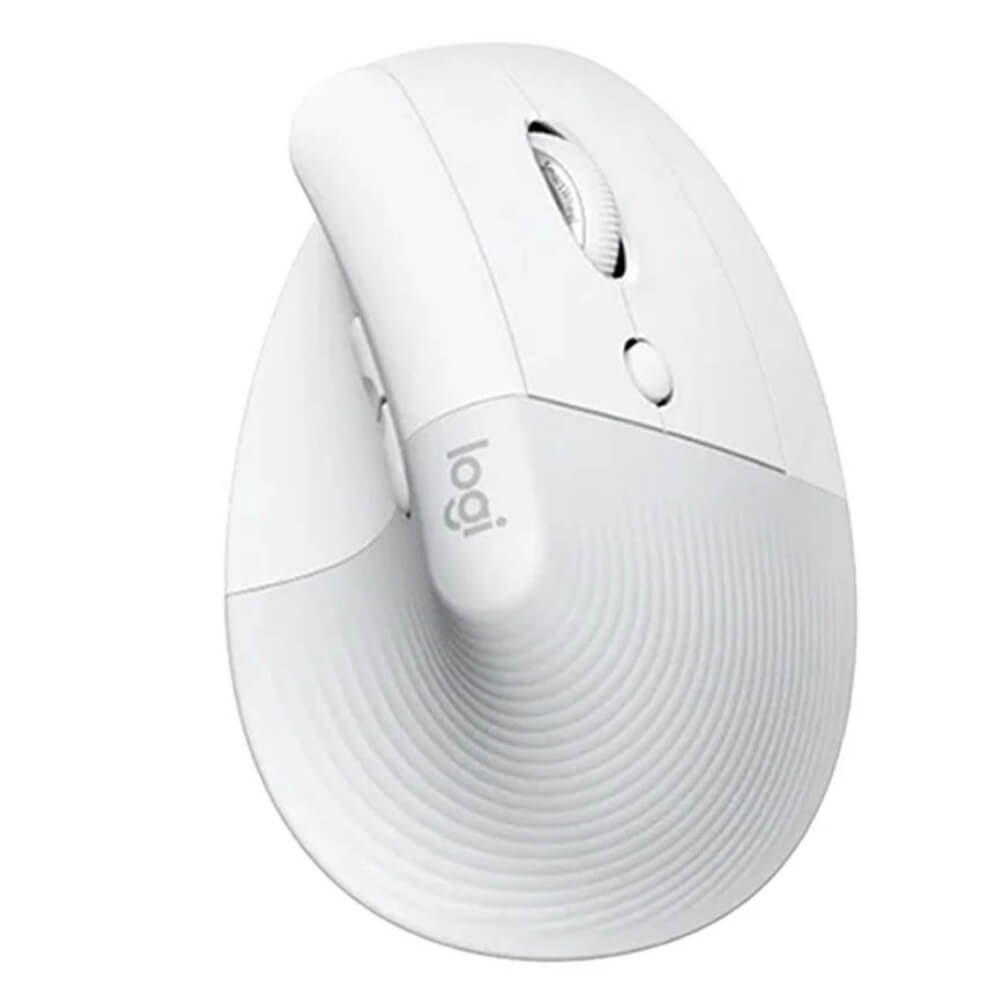 Logitech Lift Vertical Ergonomic White Logitech Lift – Vertical Ergonomic Wireless Mouse - Ảnh 3