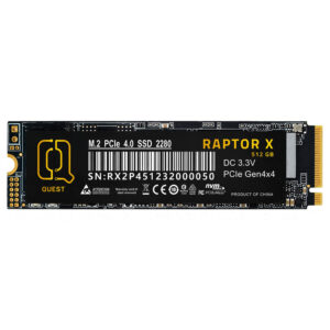 McQuest Digital Raptor X 512GB - M.2 NVME PCIe 3.0 x4 SSD