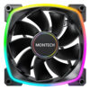Montech RX140 PWM (Black) - 140mm ARGB LED Fan Case