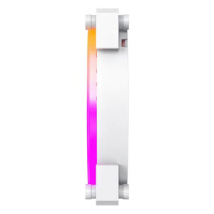 Montech RX140 PWM White 140mm ARGB LED Fan Case H3 Montech RX140 PWM (White) - 140mm ARGB LED Fan Case