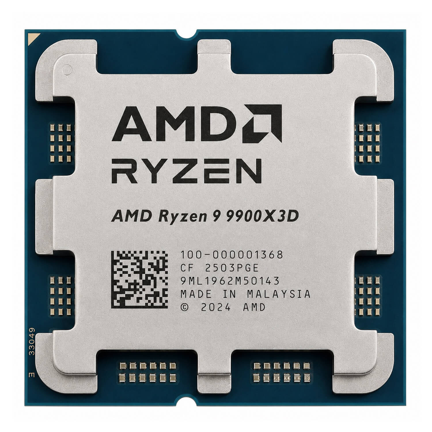 TRAY AMD Ryzen™ 9 9900X3D 12C24T Upto 5.5Ghz Khong Kem FAN TRAY - AMD Ryzen™ 9 9900X3D 12C/24T Upto 5.5Ghz (Không Kèm FAN)