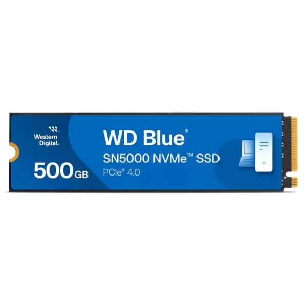 WD BLUE SN5000 500GB WDS500G4B0E M2 PCIe NVMe Gen 4×4 SSD H1 WD BLUE SN5000 500GB WDS500G4B0E - M2 PCIe NVMe Gen 4×4 SSD