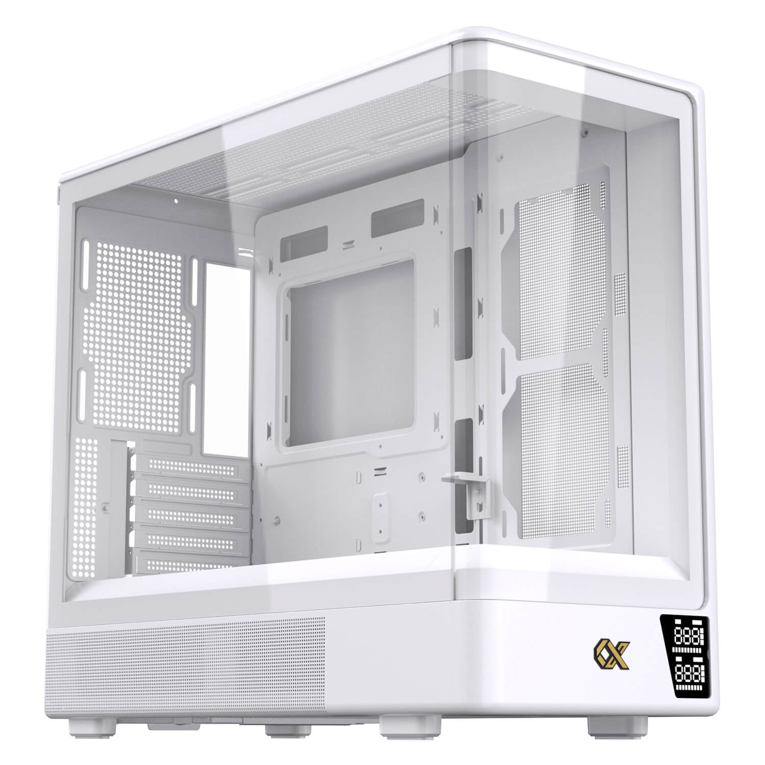 XIGMATEK Moon ML DGT Arctic Micro ATX Tower Case No FAN H1 XIGMATEK Moon ML DGT Arctic - Micro-ATX Tower Case (No FAN)