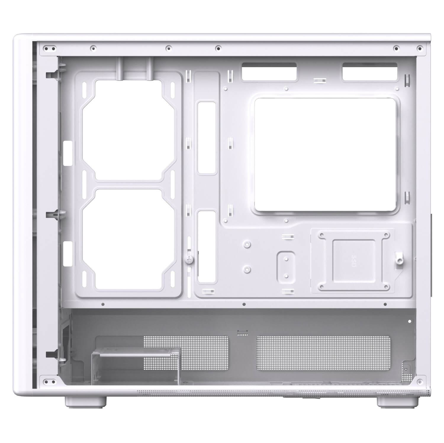XIGMATEK Moon ML DGT Arctic Micro ATX Tower Case No FAN H4 XIGMATEK Moon ML DGT Arctic - Micro-ATX Tower Case (No FAN) - Ảnh 4