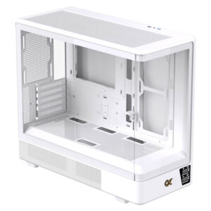XIGMATEK Moon ML DGT Arctic Micro ATX Tower Case No FAN H6 XIGMATEK Moon ML DGT Arctic - Micro-ATX Tower Case (No FAN)