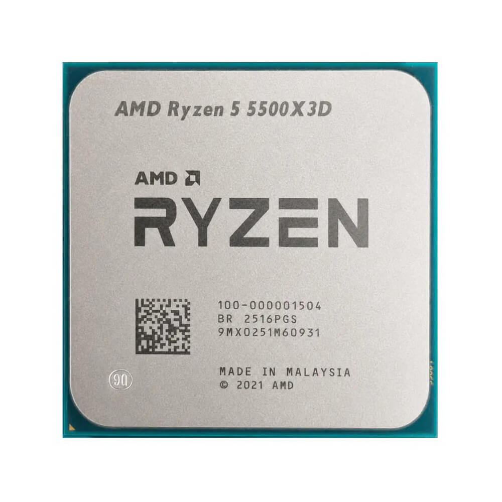 AMD RYZEN 5 5500X3D TRAY TRAY - AMD Ryzen™ 5 5500X3D 6C/12T Upto 4.0GHz
